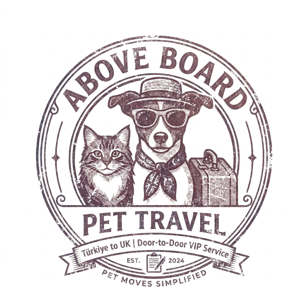 Above Board Pet Travel stamp